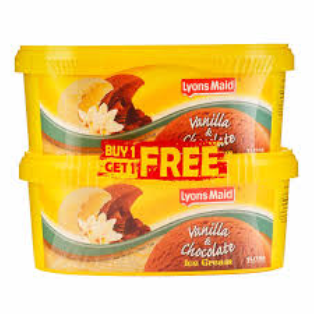 LYONS MAID VAN CHOC 1LTR